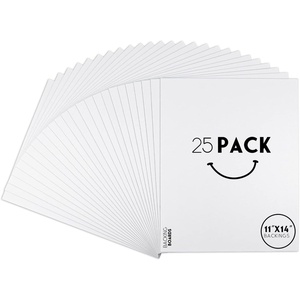 image:imageGolden State Art 5x7 Backing Boards 25 Pack Bright White Backer Boards  4Ply Thickness Cardboard Backing for Picture Frames Art Prints Carfts Photos11x14