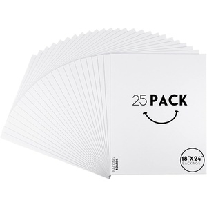 image:imageGolden State Art 5x7 Backing Boards 25 Pack Bright White Backer Boards  4Ply Thickness Cardboard Backing for Picture Frames Art Prints Carfts Photos18x24