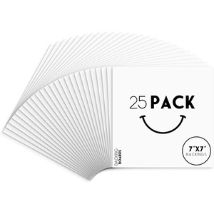 image:imageGolden State Art 5x7 Backing Boards 25 Pack Bright White Backer Boards  4Ply Thickness Cardboard Backing for Picture Frames Art Prints Carfts Photos7x7