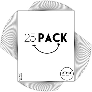image:imageGolden State Art 5x7 Backing Boards 25 Pack Bright White Backer Boards  4Ply Thickness Cardboard Backing for Picture Frames Art Prints Carfts Photos8x10