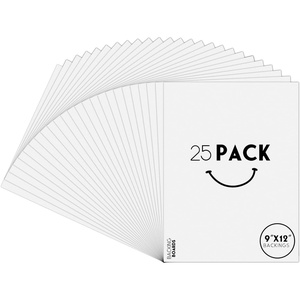 image:imageGolden State Art 5x7 Backing Boards 25 Pack Bright White Backer Boards  4Ply Thickness Cardboard Backing for Picture Frames Art Prints Carfts Photos9x12