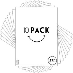 image:imageGolden State Art 5x7 White Backing Board 10 Pack Backer Boards for Prints  4Ply Thickness Uncut Matte Cardboard Ideal for Art Prints Carfts Photos Framing Back support5x7