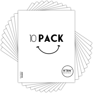 image:imageGolden State Art 5x7 White Backing Board 10 Pack Backer Boards for Prints  4Ply Thickness Uncut Matte Cardboard Ideal for Art Prints Carfts Photos Framing Back support11x14