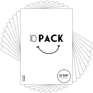 image:imageGolden State Art 5x7 White Backing Board 10 Pack Backer Boards for Prints  4Ply Thickness Uncut Matte Cardboard Ideal for Art Prints Carfts Photos Framing Back support13x19
