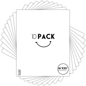 image:imageGolden State Art 5x7 White Backing Board 10 Pack Backer Boards for Prints  4Ply Thickness Uncut Matte Cardboard Ideal for Art Prints Carfts Photos Framing Back support16x20