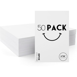 image:imageGolden State Art 6 x 8 White Uncut Mat Boards for Picture Frame 50 Pack  Matte Backing Boards for Art Prints Photos Crafts ArtworksWhite
