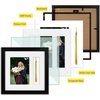 image:image10x10 Graduation Frame with Tassel Holder amp White Over White Mat  Black Diploma Frame with Real Glass Double Mat Fits 5x7 Photo amp Tassel Holder for Wall Display Signature CollectionWhiteWhite Mat