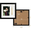 image:image10x10 Graduation Frame with Tassel Holder amp White Over White Mat  Black Diploma Frame with Real Glass Double Mat Fits 5x7 Photo amp Tassel Holder for Wall Display Signature CollectionWhiteWhite Mat
