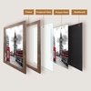 image:image2 Pack 11x14 Picture Frames in Brown Real Glas Wall Mount Display  Wide Molding 11 by 14 Photo Frame with Back Hangers Country Wood Grain Style Great for Photos Gift Pictures WeddingBrown