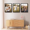 image:image2 Pack 11x14 Picture Frames in Brown Real Glas Wall Mount Display  Wide Molding 11 by 14 Photo Frame with Back Hangers Country Wood Grain Style Great for Photos Gift Pictures WeddingBlack