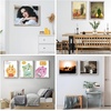 image:image2 Pack 11x14 Picture Frames in Brown Real Glas Wall Mount Display  Wide Molding 11 by 14 Photo Frame with Back Hangers Country Wood Grain Style Great for Photos Gift Pictures WeddingWhite
