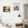 image:image2 Pack 11x14 Picture Frames in Brown Real Glas Wall Mount Display  Wide Molding 11 by 14 Photo Frame with Back Hangers Country Wood Grain Style Great for Photos Gift Pictures WeddingWhite