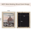 image:image2 Pack 11x14 Picture Frames in Brown Real Glas Wall Mount Display  Wide Molding 11 by 14 Photo Frame with Back Hangers Country Wood Grain Style Great for Photos Gift Pictures WeddingBeige