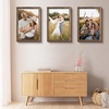 image:image2 Pack 11x14 Picture Frames in Brown Real Glas Wall Mount Display  Wide Molding 11 by 14 Photo Frame with Back Hangers Country Wood Grain Style Great for Photos Gift Pictures WeddingBrown
