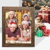 image:image2 Pack 11x14 Picture Frames in Brown Real Glas Wall Mount Display  Wide Molding 11 by 14 Photo Frame with Back Hangers Country Wood Grain Style Great for Photos Gift Pictures WeddingBrown
