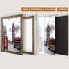 image:image2 Pack 11x14 Picture Frames in Brown Real Glas Wall Mount Display  Wide Molding 11 by 14 Photo Frame with Back Hangers Country Wood Grain Style Great for Photos Gift Pictures WeddingBrown