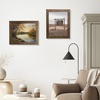 image:image2 Pack 11x14 Picture Frames in Brown Real Glas Wall Mount Display  Wide Molding 11 by 14 Photo Frame with Back Hangers Country Wood Grain Style Great for Photos Gift Pictures WeddingBrown