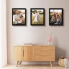 image:image2 Pack 11x14 Picture Frames in Brown Real Glas Wall Mount Display  Wide Molding 11 by 14 Photo Frame with Back Hangers Country Wood Grain Style Great for Photos Gift Pictures WeddingBlack