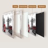 image:image2 Pack 11x14 Picture Frames in Brown Real Glas Wall Mount Display  Wide Molding 11 by 14 Photo Frame with Back Hangers Country Wood Grain Style Great for Photos Gift Pictures WeddingWhite