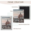 image:image2 Pack 11x14 Picture Frames in Brown Real Glas Wall Mount Display  Wide Molding 11 by 14 Photo Frame with Back Hangers Country Wood Grain Style Great for Photos Gift Pictures WeddingGray