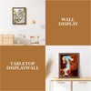 image:image2 Pack 11x14 Picture Frames in Brown Real Glas Wall Mount Display  Wide Molding 11 by 14 Photo Frame with Back Hangers Country Wood Grain Style Great for Photos Gift Pictures WeddingBrown