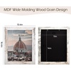 image:image2 Pack 11x14 Picture Frames in Brown Real Glas Wall Mount Display  Wide Molding 11 by 14 Photo Frame with Back Hangers Country Wood Grain Style Great for Photos Gift Pictures WeddingWhite