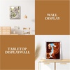 image:image2 Pack 11x14 Picture Frames in Brown Real Glas Wall Mount Display  Wide Molding 11 by 14 Photo Frame with Back Hangers Country Wood Grain Style Great for Photos Gift Pictures WeddingWhite