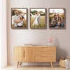 image:image2 Pack 11x14 Picture Frames in Brown Real Glas Wall Mount Display  Wide Molding 11 by 14 Photo Frame with Back Hangers Country Wood Grain Style Great for Photos Gift Pictures WeddingBrown
