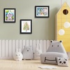 image:image2 Pack 9x12 FrontOpening Kids Artwork Frames Changeable Walnut  Magnetic Door Holds 50 Art Pieces Picture Frame Great for Kids Drawings Children Art Projects Crafts Schoolwork or HomeBlack