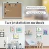 image:image2 Pack 9x12 FrontOpening Kids Artwork Frames Changeable Walnut  Magnetic Door Holds 50 Art Pieces Picture Frame Great for Kids Drawings Children Art Projects Crafts Schoolwork or HomeTeal Blue