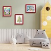 image:image2 Pack 9x12 FrontOpening Kids Artwork Frames Changeable Walnut  Magnetic Door Holds 50 Art Pieces Picture Frame Great for Kids Drawings Children Art Projects Crafts Schoolwork or HomeRed