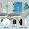 image:image2 Pack 9x12 FrontOpening Kids Artwork Frames Changeable Walnut  Magnetic Door Holds 50 Art Pieces Picture Frame Great for Kids Drawings Children Art Projects Crafts Schoolwork or HomeGrey