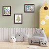 image:image2 Pack 9x12 FrontOpening Kids Artwork Frames Changeable Walnut  Magnetic Door Holds 50 Art Pieces Picture Frame Great for Kids Drawings Children Art Projects Crafts Schoolwork or HomeWalnut