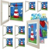 image:image2 Pack 9x12 FrontOpening Kids Artwork Frames Changeable Walnut  Magnetic Door Holds 50 Art Pieces Picture Frame Great for Kids Drawings Children Art Projects Crafts Schoolwork or HomeGrey
