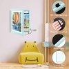 image:image2 Pack 9x12 FrontOpening Kids Artwork Frames Changeable Walnut  Magnetic Door Holds 50 Art Pieces Picture Frame Great for Kids Drawings Children Art Projects Crafts Schoolwork or HomeLight Blue