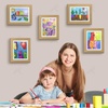 image:image2 Pack 9x12 FrontOpening Kids Artwork Frames Changeable Walnut  Magnetic Door Holds 50 Art Pieces Picture Frame Great for Kids Drawings Children Art Projects Crafts Schoolwork or HomeBrown