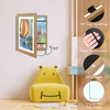 image:image2 Pack 9x12 FrontOpening Kids Artwork Frames Changeable Walnut  Magnetic Door Holds 50 Art Pieces Picture Frame Great for Kids Drawings Children Art Projects Crafts Schoolwork or HomeBrown