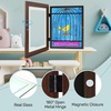image:image2 Pack 9x12 FrontOpening Kids Artwork Frames Changeable Walnut  Magnetic Door Holds 50 Art Pieces Picture Frame Great for Kids Drawings Children Art Projects Crafts Schoolwork or HomeWalnut