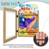 image:image2 Pack 9x12 FrontOpening Kids Artwork Frames Changeable Walnut  Magnetic Door Holds 50 Art Pieces Picture Frame Great for Kids Drawings Children Art Projects Crafts Schoolwork or HomeBrown