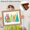 image:image2 Pack 9x12 FrontOpening Kids Artwork Frames Changeable Walnut  Magnetic Door Holds 50 Art Pieces Picture Frame Great for Kids Drawings Children Art Projects Crafts Schoolwork or HomeBrown