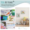 image:image2 Pack 9x12 FrontOpening Kids Artwork Frames Changeable Walnut  Magnetic Door Holds 50 Art Pieces Picture Frame Great for Kids Drawings Children Art Projects Crafts Schoolwork or HomeGrey