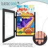 image:image2 Pack 9x12 FrontOpening Kids Artwork Frames Changeable Walnut  Magnetic Door Holds 50 Art Pieces Picture Frame Great for Kids Drawings Children Art Projects Crafts Schoolwork or HomeBlack