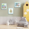 image:image2 Pack 9x12 FrontOpening Kids Artwork Frames Changeable Walnut  Magnetic Door Holds 50 Art Pieces Picture Frame Great for Kids Drawings Children Art Projects Crafts Schoolwork or HomeLight Blue