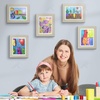 image:image2 Pack 9x12 FrontOpening Kids Artwork Frames Changeable Walnut  Magnetic Door Holds 50 Art Pieces Picture Frame Great for Kids Drawings Children Art Projects Crafts Schoolwork or HomeGrey