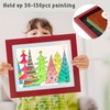 image:image2 Pack 9x12 FrontOpening Kids Artwork Frames Changeable Walnut  Magnetic Door Holds 50 Art Pieces Picture Frame Great for Kids Drawings Children Art Projects Crafts Schoolwork or HomeRed