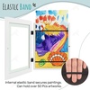 image:image2 Pack 9x12 FrontOpening Kids Artwork Frames Changeable Walnut  Magnetic Door Holds 50 Art Pieces Picture Frame Great for Kids Drawings Children Art Projects Crafts Schoolwork or HomeWhite