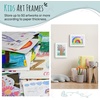 image:image2 Pack 9x12 FrontOpening Kids Artwork Frames Changeable Walnut  Magnetic Door Holds 50 Art Pieces Picture Frame Great for Kids Drawings Children Art Projects Crafts Schoolwork or HomeWhite