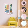 image:image2 Pack 9x12 FrontOpening Kids Artwork Frames Changeable Walnut  Magnetic Door Holds 50 Art Pieces Picture Frame Great for Kids Drawings Children Art Projects Crafts Schoolwork or HomeLight Pink
