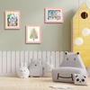 image:image2 Pack 9x12 FrontOpening Kids Artwork Frames Changeable Walnut  Magnetic Door Holds 50 Art Pieces Picture Frame Great for Kids Drawings Children Art Projects Crafts Schoolwork or HomePink