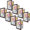 image:image2 Pack 9x12 FrontOpening Kids Artwork Frames Changeable Walnut  Magnetic Door Holds 50 Art Pieces Picture Frame Great for Kids Drawings Children Art Projects Crafts Schoolwork or HomeWalnut